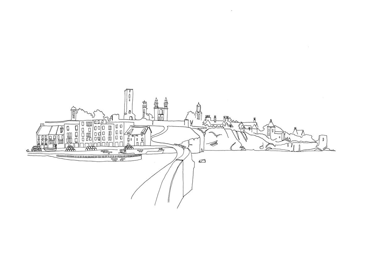 St Andrews - Line Drawing