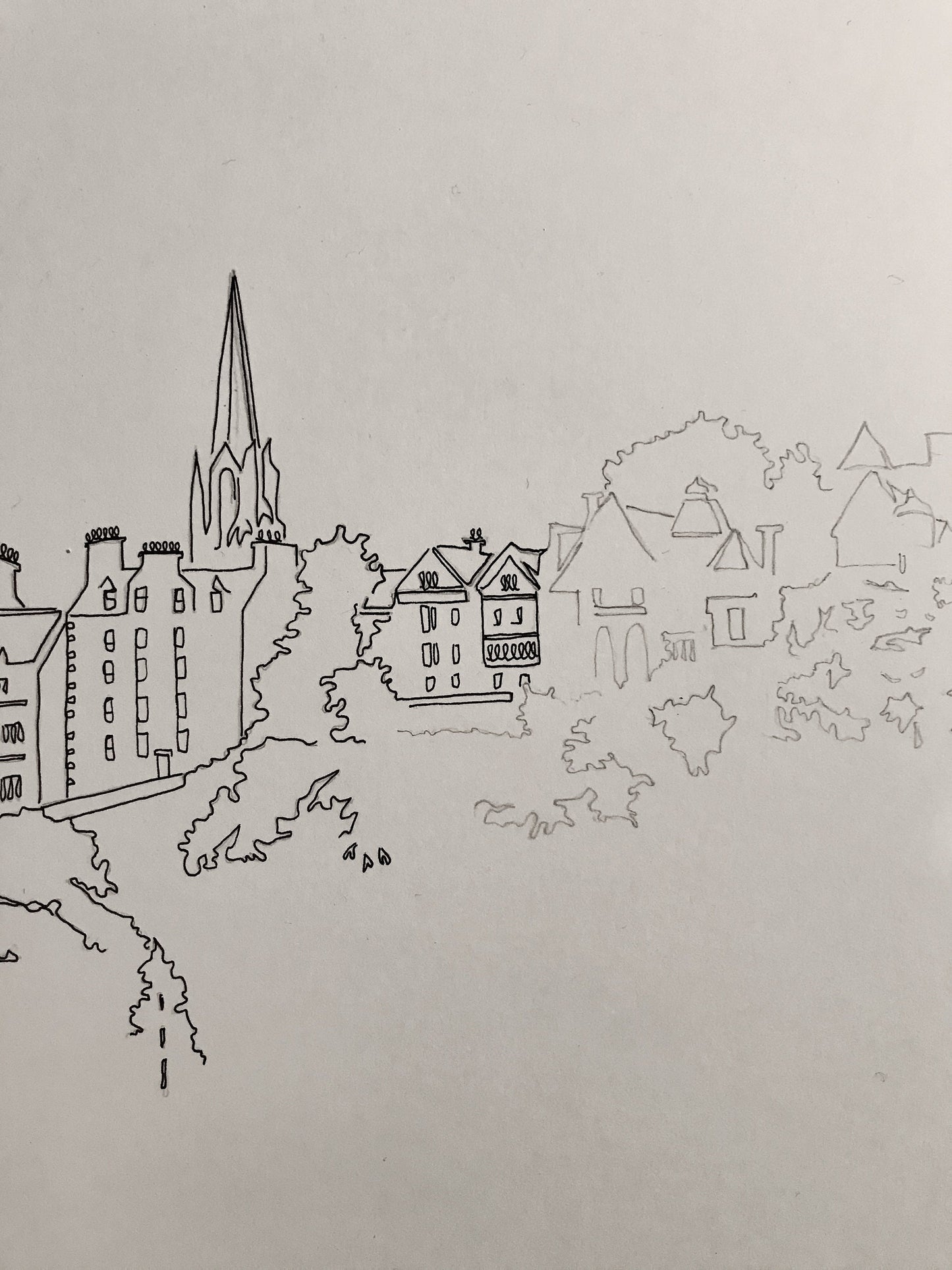 The Mound & Ramsay Gardens, Edinburgh