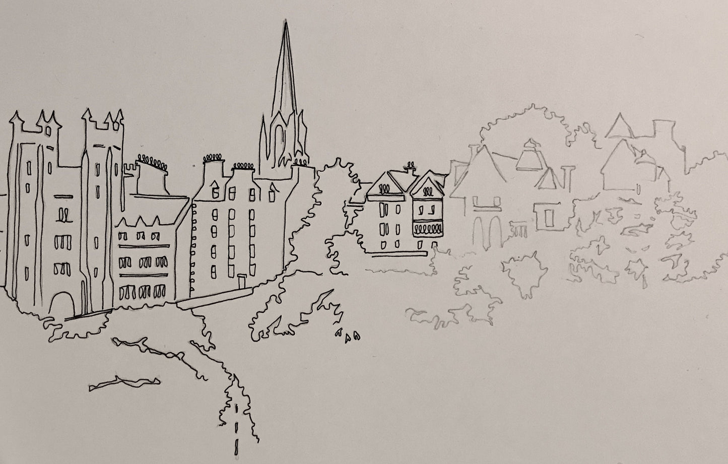 The Mound & Ramsay Gardens, Edinburgh