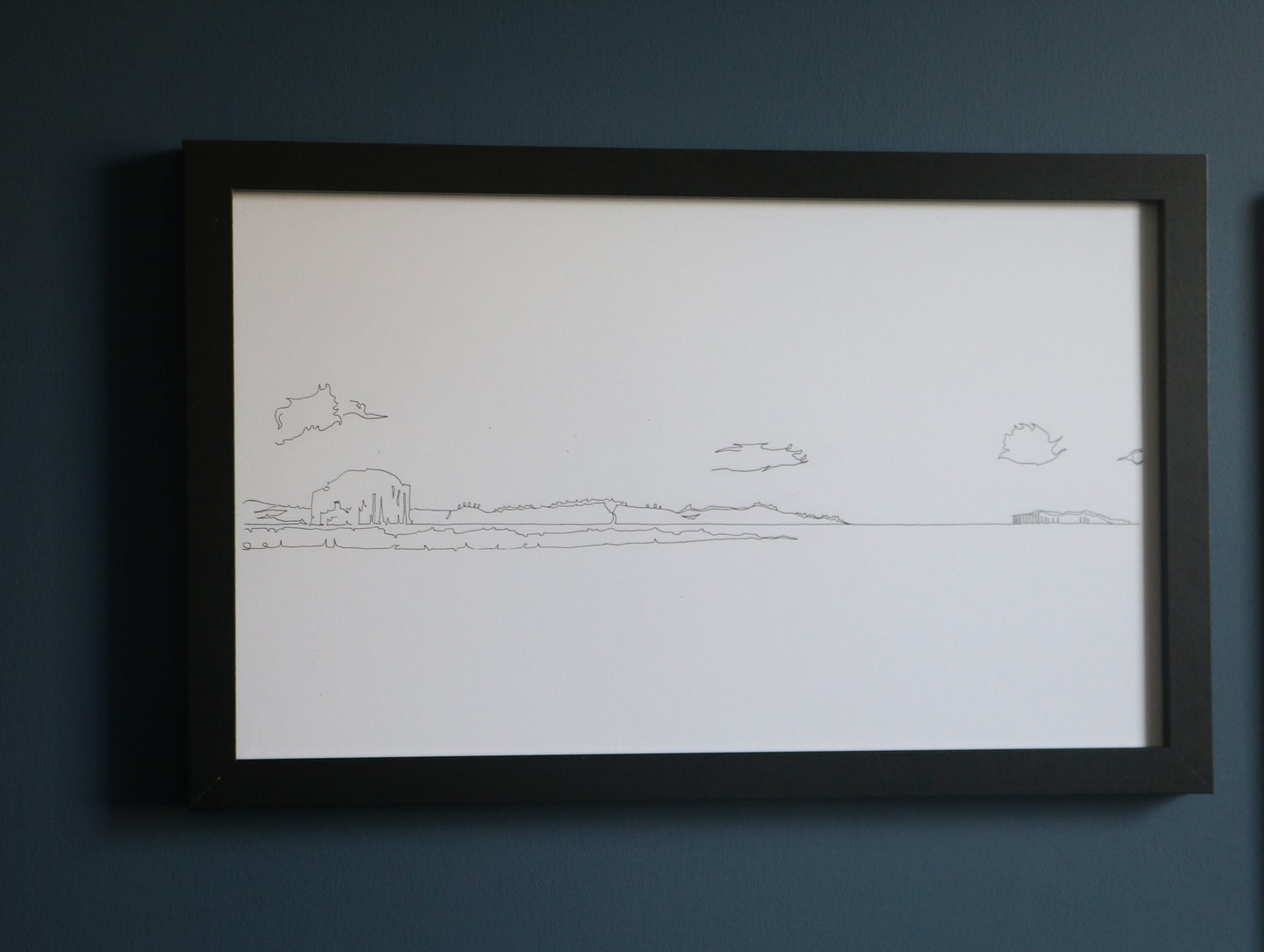 The Bass Rock & The Isle of May [Line Drawing]