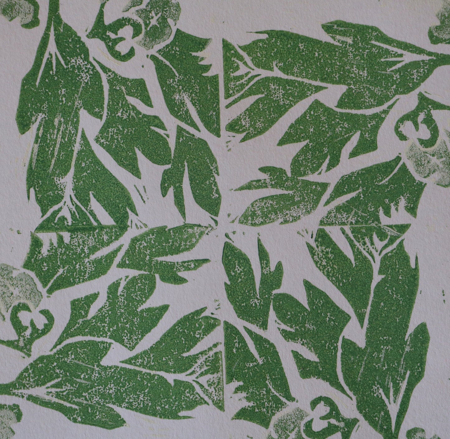 Hawthorn Blossom (Large) - Linocut Print