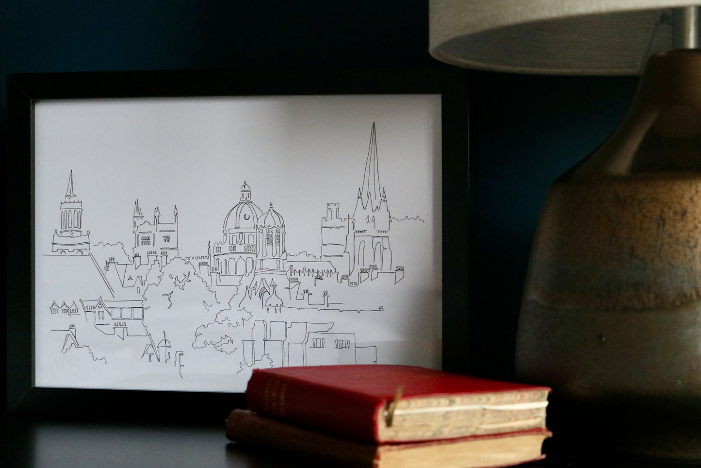 The Spires of Oxford - A4 Line Drawing