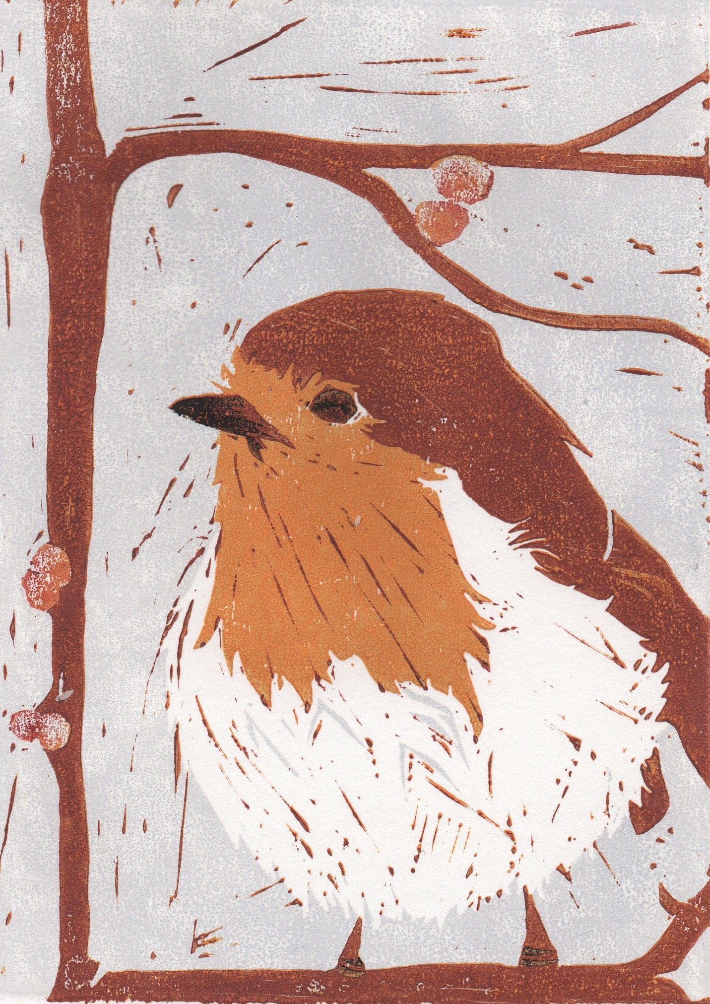 Jolly Robin Christmas Cards - 4 Card Bundle