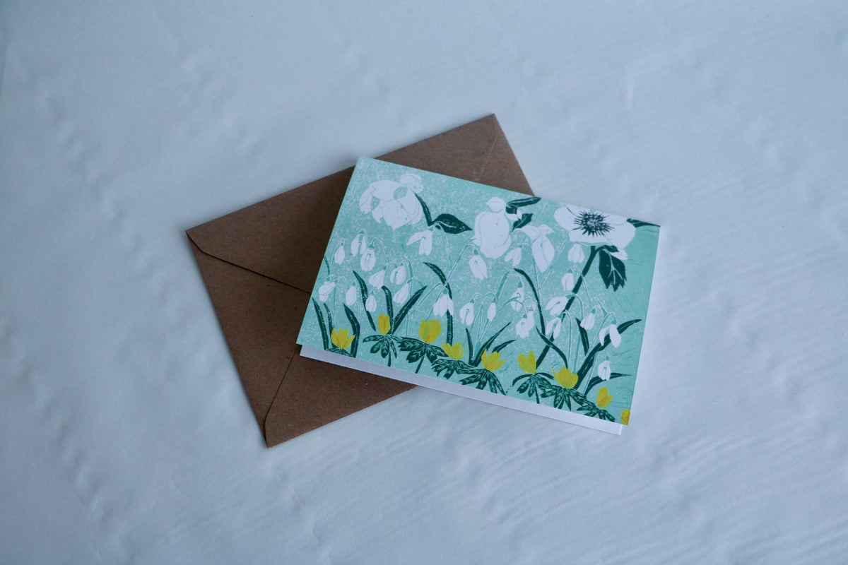 Snowdrops  - Greetings Card