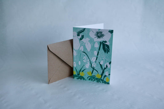 Snowdrops  - Greetings Card
