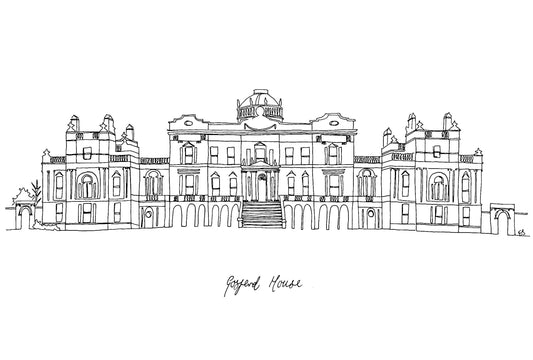 Gosford House - A4 Line Drawing