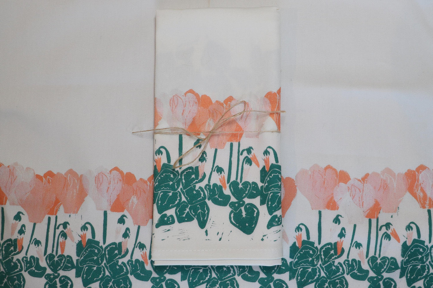 Cyclamen - Tea Towel