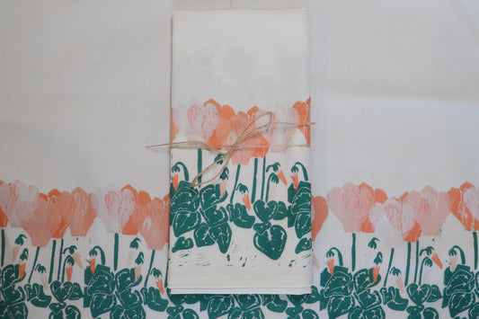 Cyclamen - Tea Towel