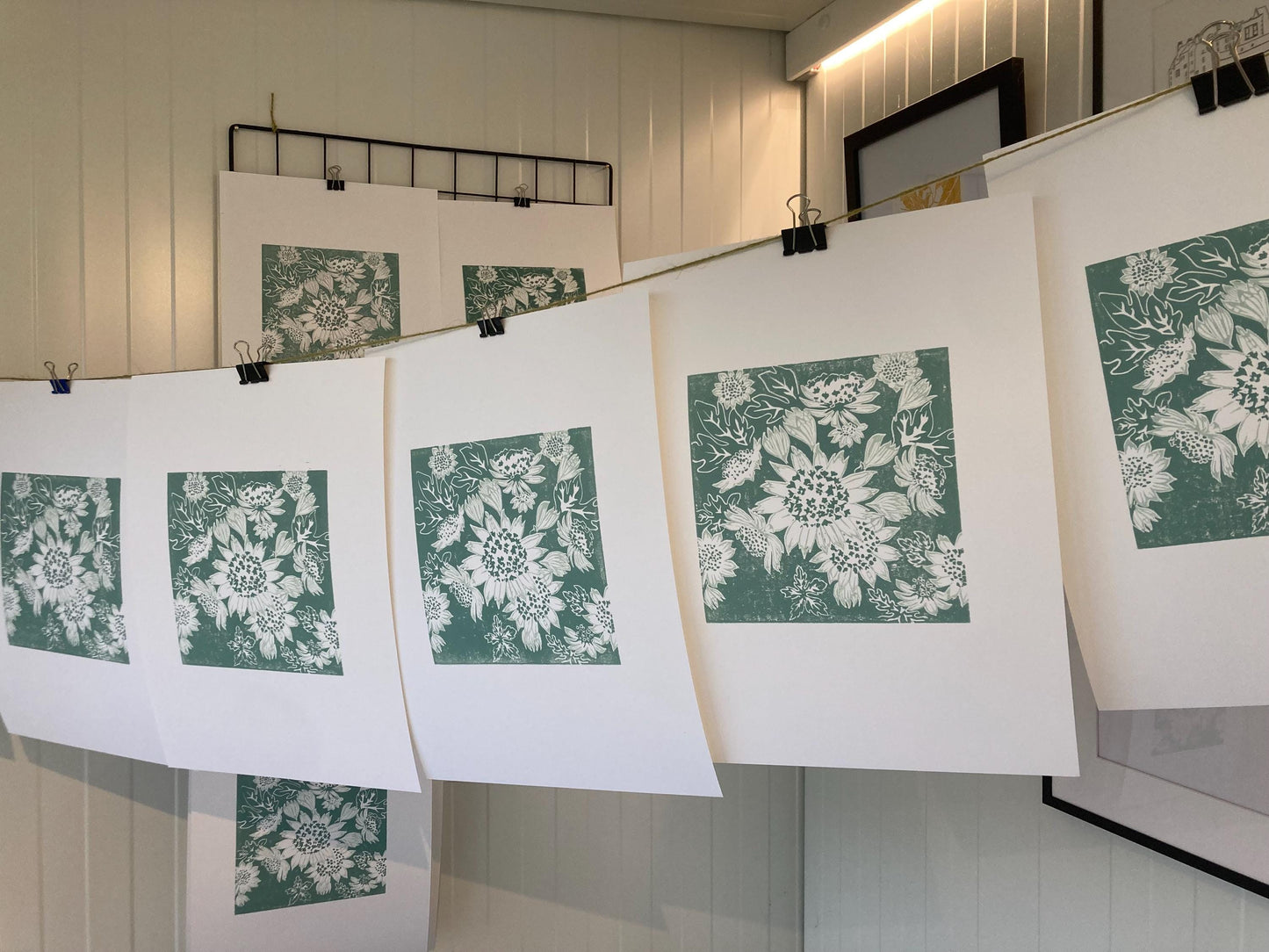 Astrantia - Linocut Print