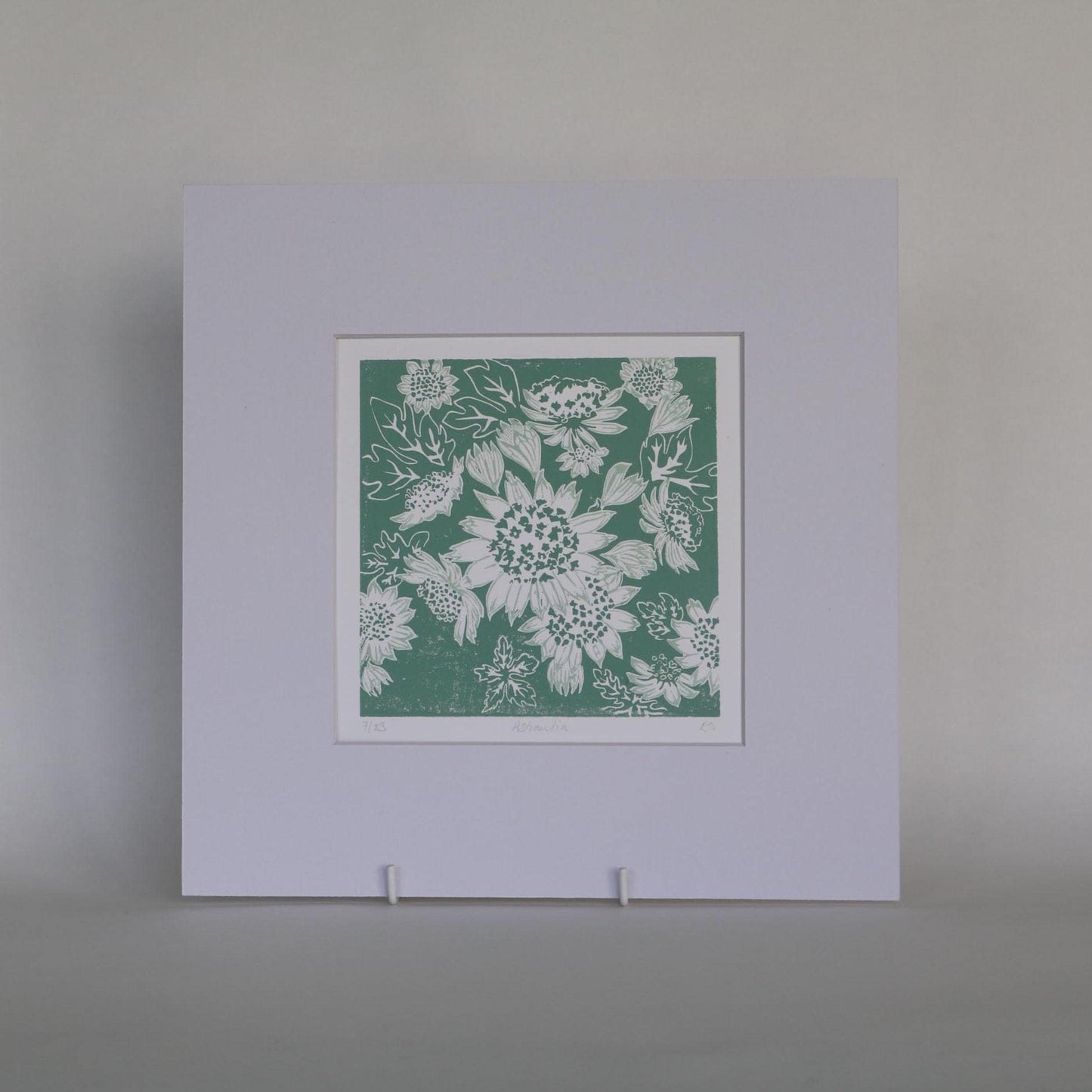 Astrantia - Linocut Print