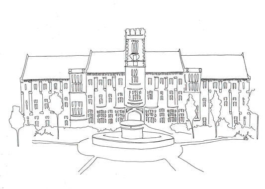 Loughborough University - Line Drawing