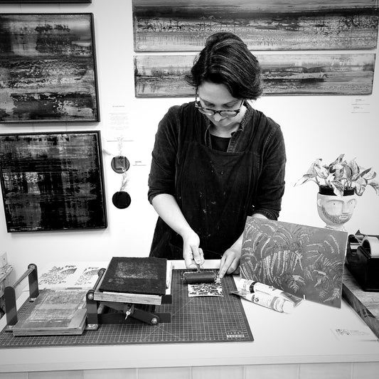 Linocut Printmaking Workshops with Eve Sladdin